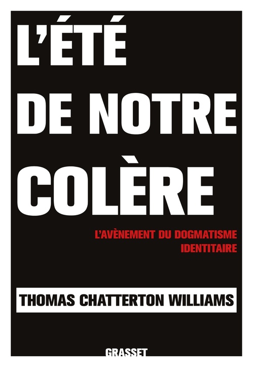 ebook cover of L'été de notre colère, by Thomas Chatterton Williams