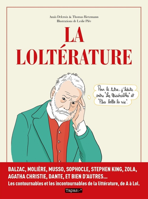 ebook cover of La Loltérature, by Anaïs Delcroix, Leslie Plée, Thomas Rietzmann