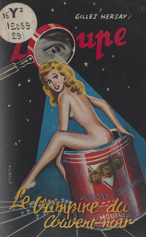 Couverture ebook de Le vampire du couvent noir, de Gilles Hersay