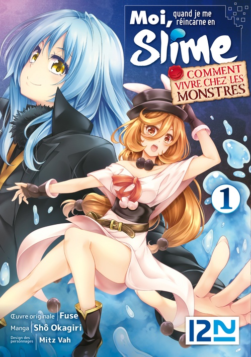 ebook cover of Moi, quand je me réincarne en slime - Comment vivre chez les monstres - Tome 1, by Fuse, Mtz vah, Shou Okagiri