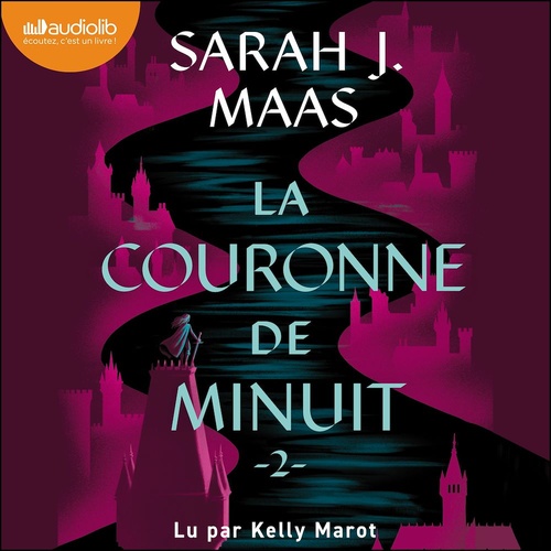 audiobook cover of La Couronne de minuit, by Sarah J. Maas