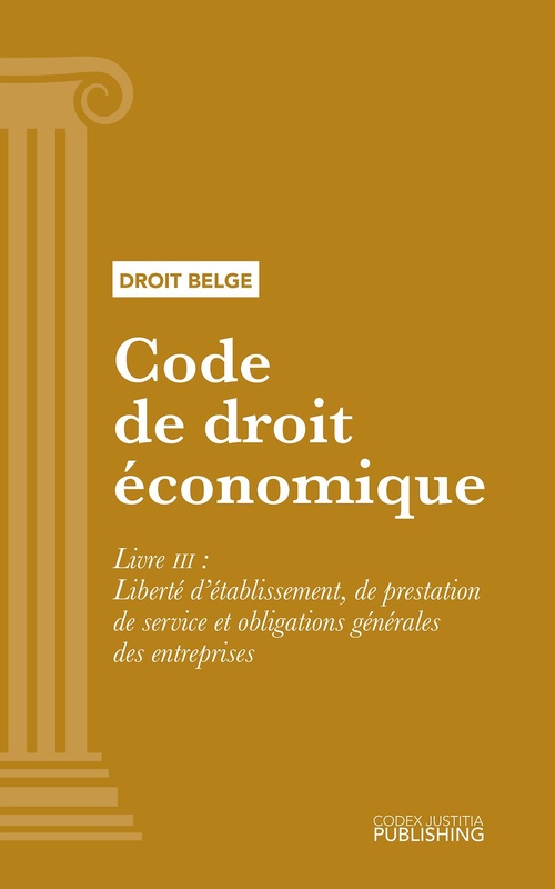 Couverture ebook de Code de droit économique, de Various
