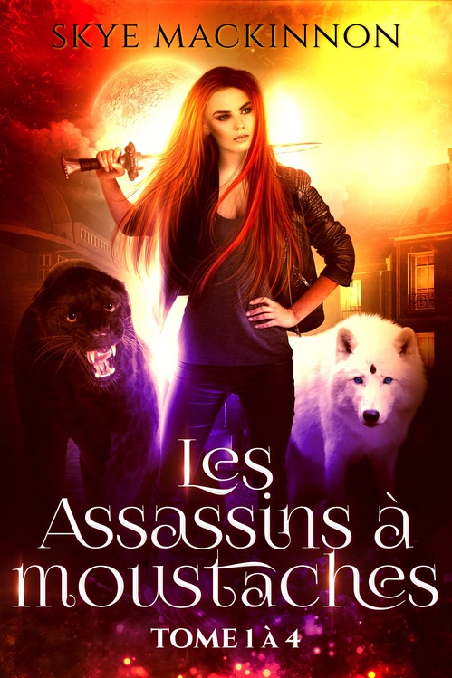 Couverture ebook de Les Assassins à moustaches : tomes 1 à 4, de Skye MacKinnon