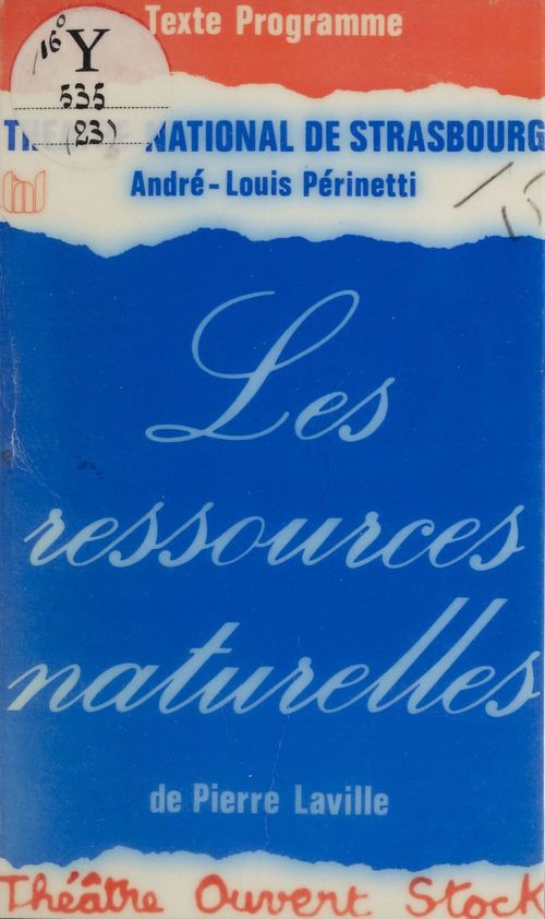 ebook cover of Les Ressources naturelles, by Pierre Laville