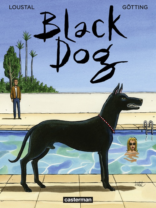 Couverture ebook de Black Dog, de Jean-Claude Gotting, Loustal