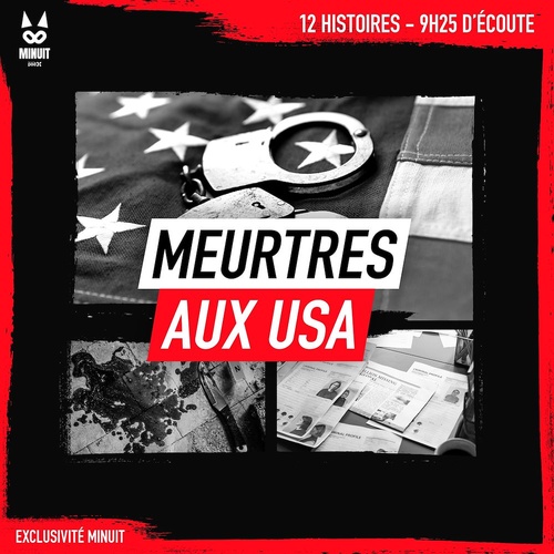 Couverture audiobook de Meurtres aux USA, de John Mac, Minuit