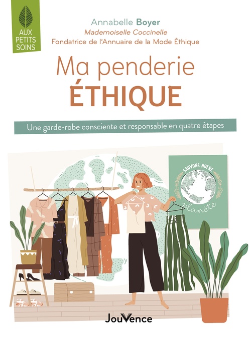 Couverture ebook de Ma penderie éthique, de Annabelle Boyer