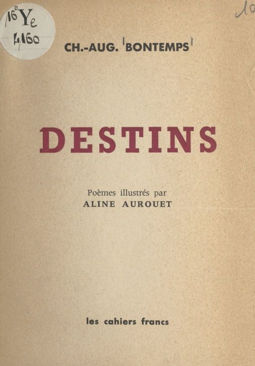 ebook cover of Destins, by Charles-Auguste Bontemps