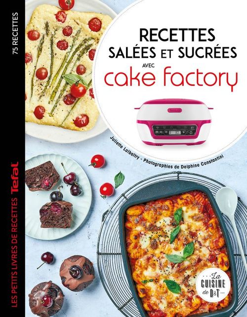 Couverture ebook de Cake factory sucré / salé, de Collectif