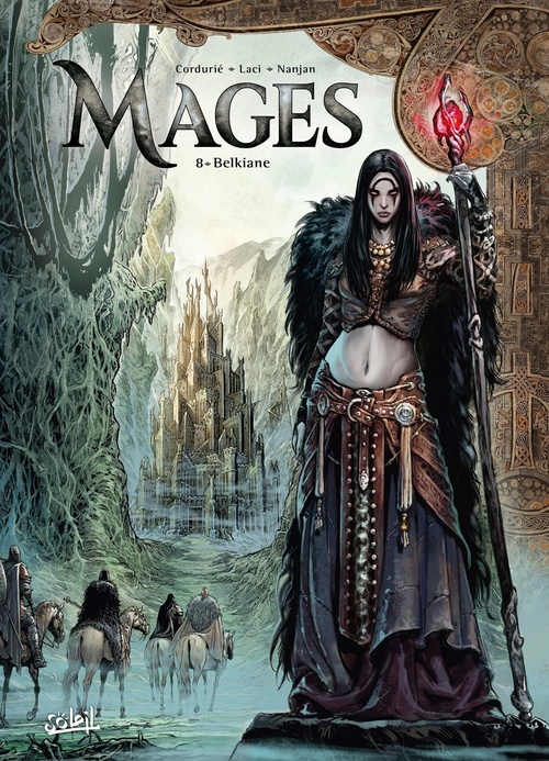 Couverture ebook de Mages T08 - Belkiane, de Sylvain Cordurie