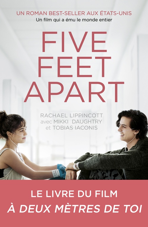 Couverture ebook de Five Feet Apart, de Mikki Daughtry, Tobias Iaconis, Rachael Lippincott