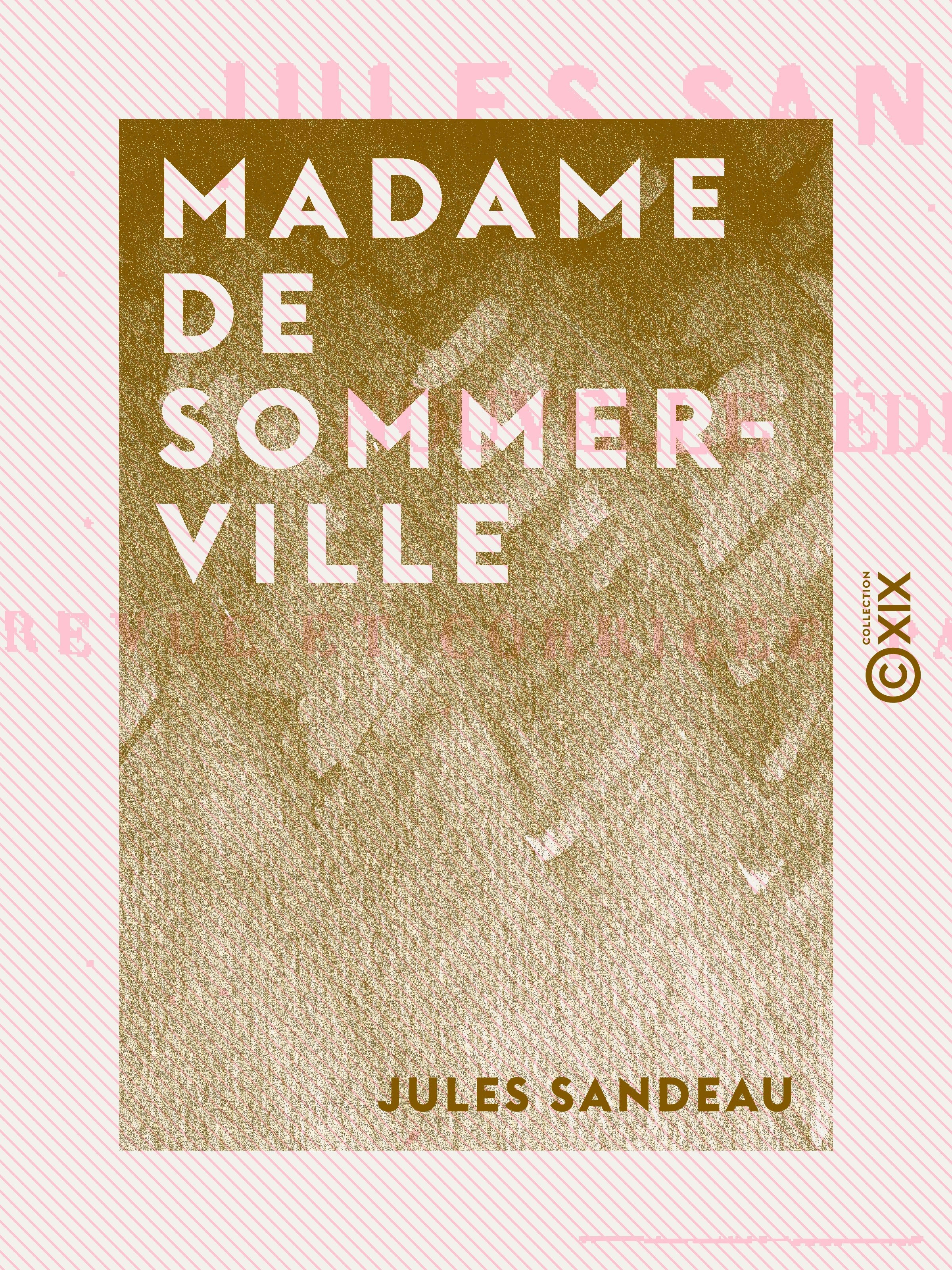 ebook cover of Madame de Sommerville, by Jules Sandeau