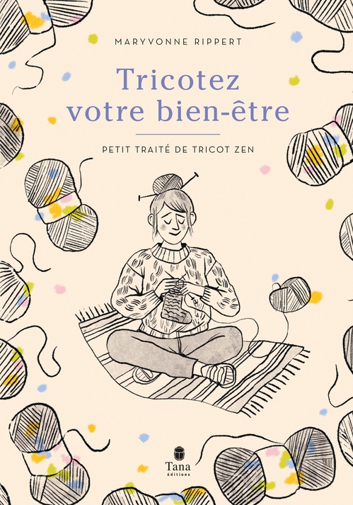 Couverture ebook de Tricotez votre bien-être, de Maryvonne Rippert, Sandrine Bonini