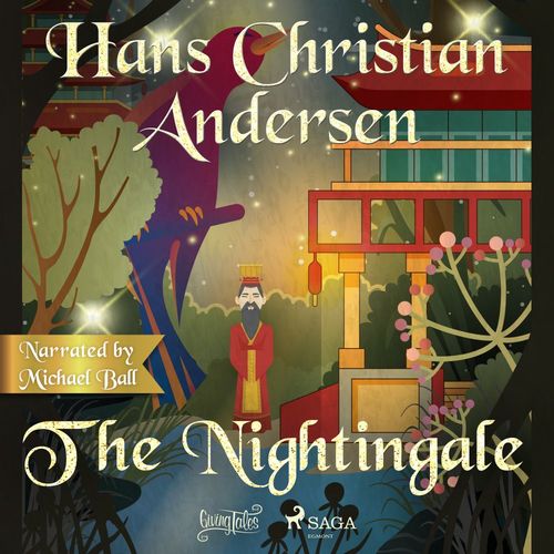 audiobook cover of The Nightingale, by Hans Christian Andersen
