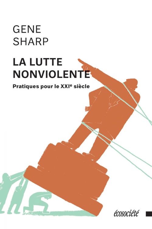 ebook cover of La lutte nonviolente, by Gene Sharp