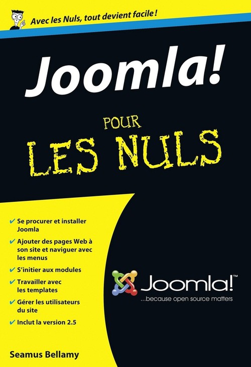 ebook cover of Joomla Pour les Nuls, by Seamus Bellamy