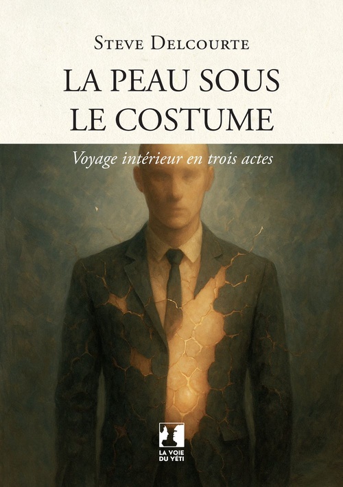 ebook cover of La peau sous le costume, by Steve Delcourte
