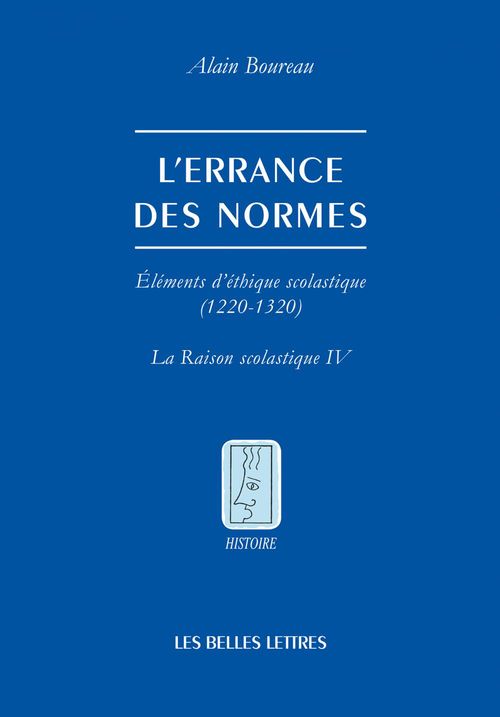 ebook cover of L'Errance des normes, by Alain Boureau