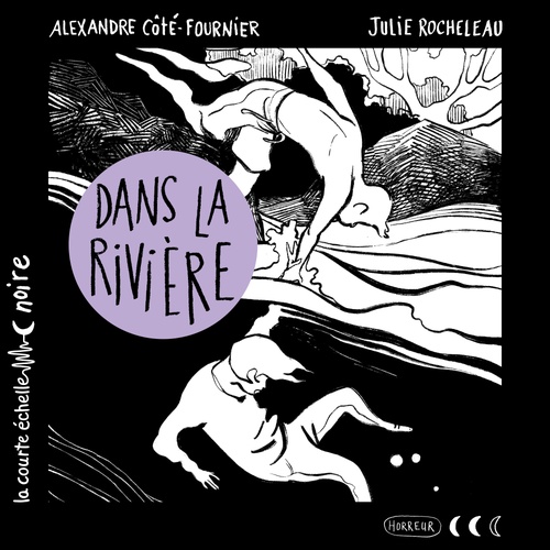 audiobook cover of Dans la rivière, by Alexandre Côté-Fournier