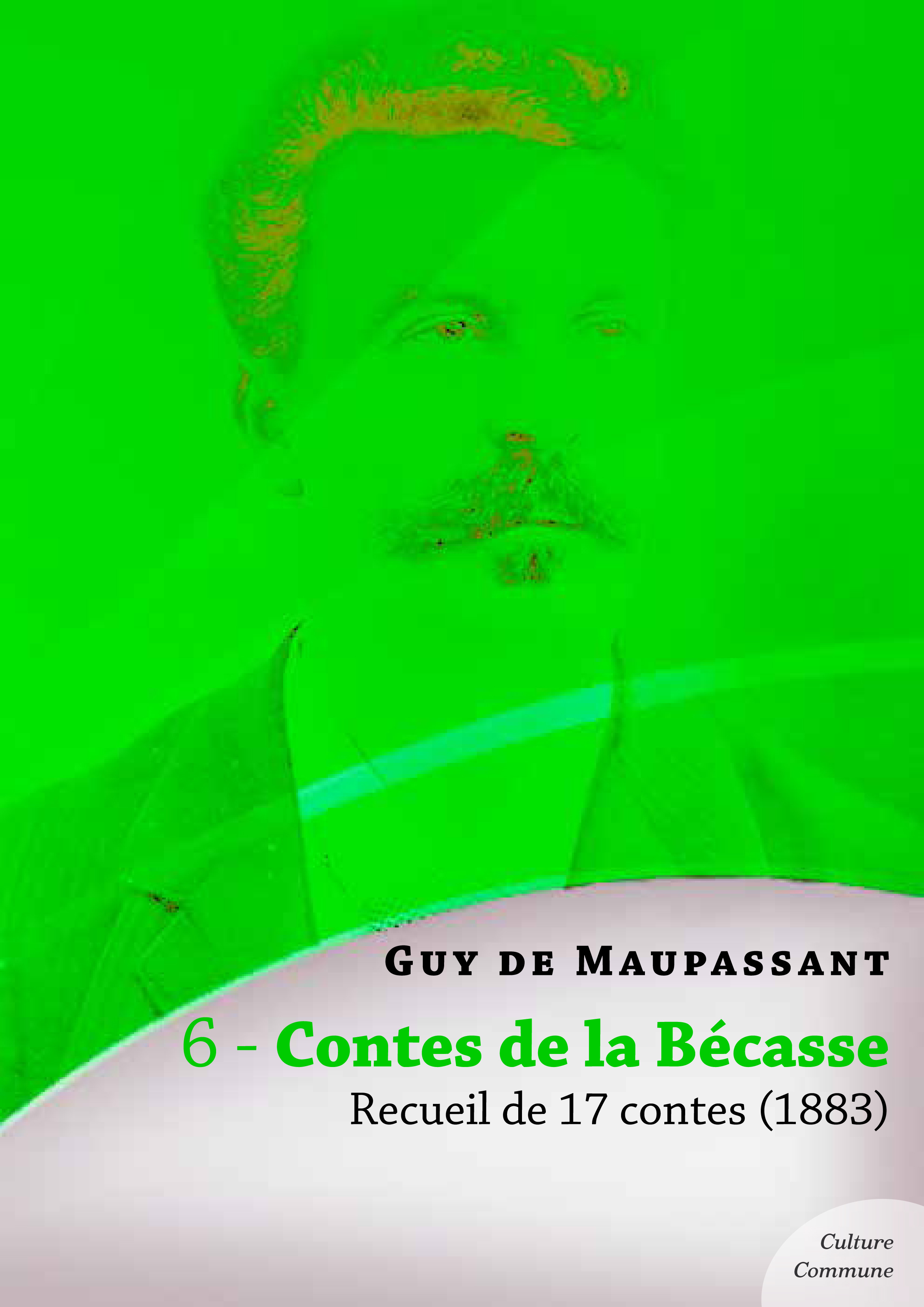 Couverture ebook de Contes de la Bécasse, recueil de 17 contes, de Guy De Maupassant