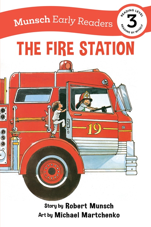 Couverture ebook de The Fire Station Early Reader, de Robert Munsch