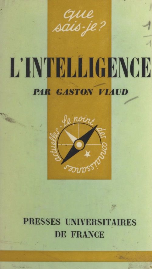 Couverture ebook de L'intelligence, de Gaston Viaud