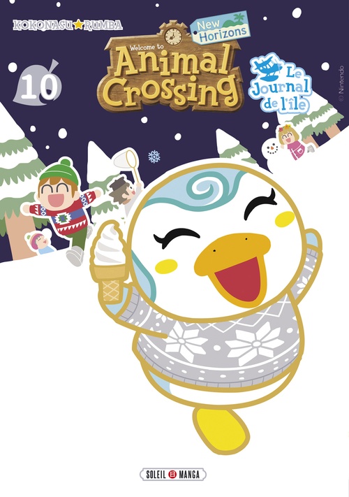 Couverture ebook de Animal Crossing : New Horizons - Le Journal de l'île T10, de Nintendo