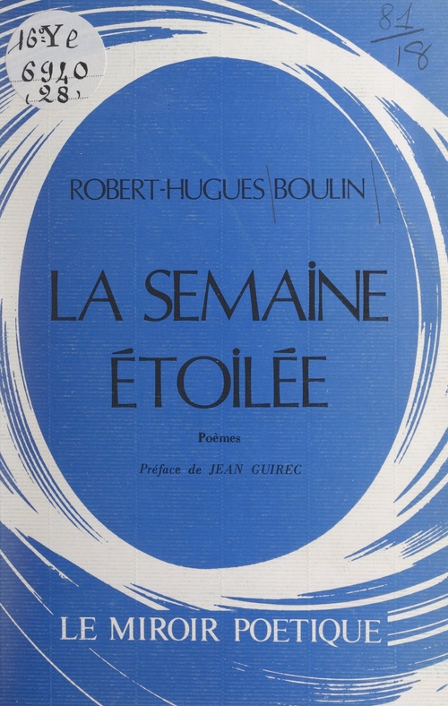 ebook cover of La semaine étoilée, by Robert-Hugues Boulin