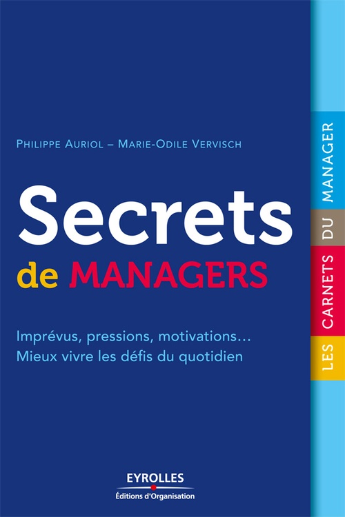 ebook cover of Secrets de managers, by Philippe Auriol, Marie-odile Vervish