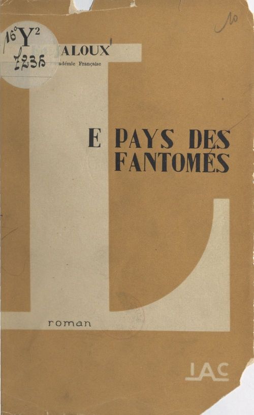 ebook cover of Le pays des fantômes, by Edmond Jaloux