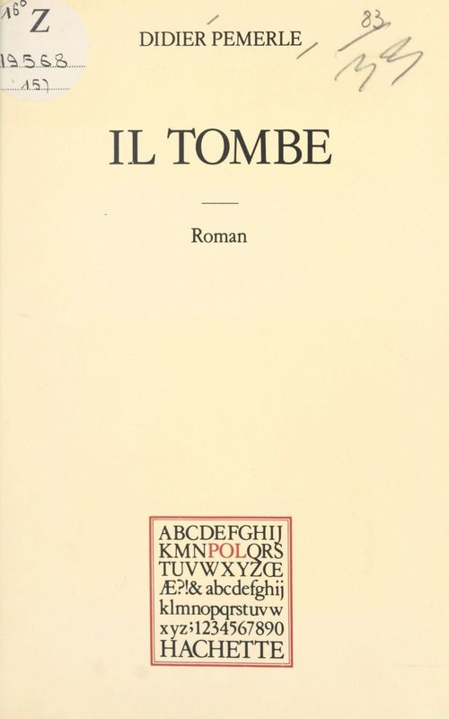 ebook cover of Il tombe, by Didier Pemerle