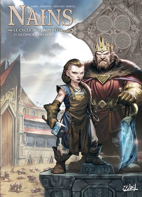 Couverture ebook de Nains T27 - Le Cycle de l'empereur - Le Concile des rois, de Paolo Deplano