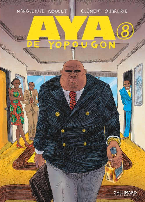 Couverture ebook de Aya de Yopougon (Tome 8), de Marguerite Abouet, Clément Oubrerie