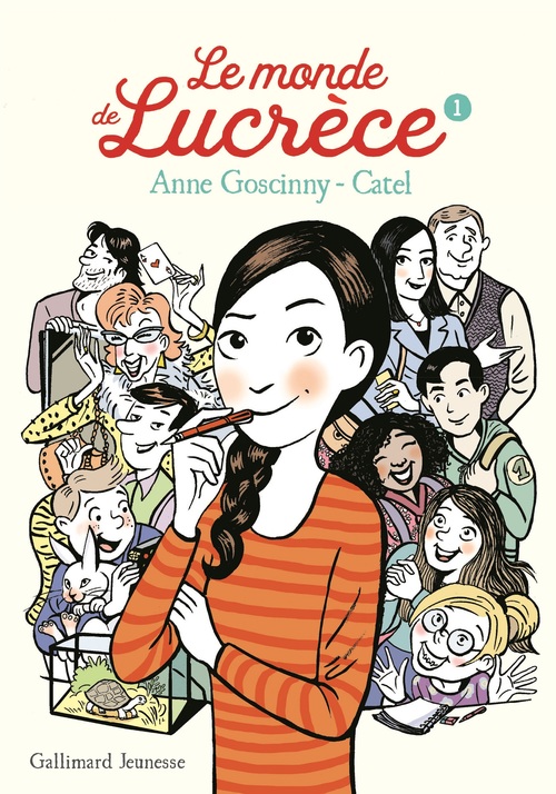 Couverture ebook de Le monde de Lucrèce (Tome 1), de Anne Goscinny, Catel