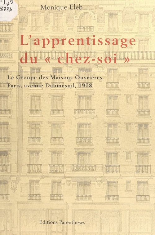 ebook cover of L'apprentissage du "chez-soi", by Monique Eleb