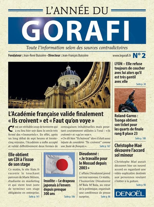 ebook cover of L'année du Gorafi II, by Jean-françois Buissière