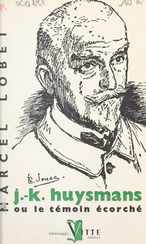 Couverture ebook de J.-K. Huysmans, de Marcel Lobet