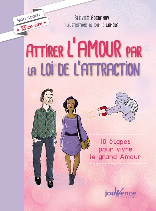ebook cover of Attirer l'amour par la loi de l'attraction, by Slavica Bogdanov, Sophie Lambda