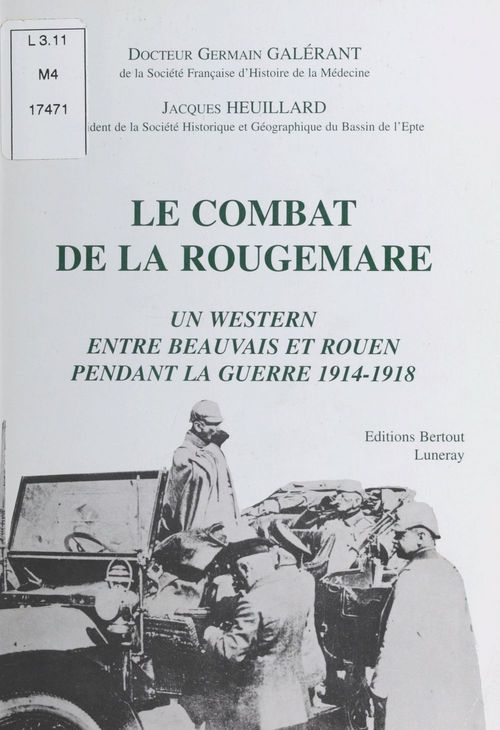 Couverture ebook de Un western entre Beauvais et Rouen pendant la guerre 1914-1918, de Germain Galerant