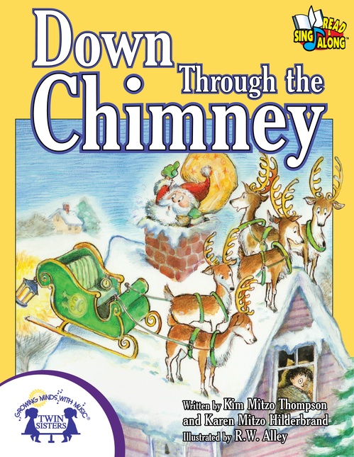 ebook cover of Down Through The Chimney, by Kim Mitzo Thompson, Karen Mitzo Hilderbrand