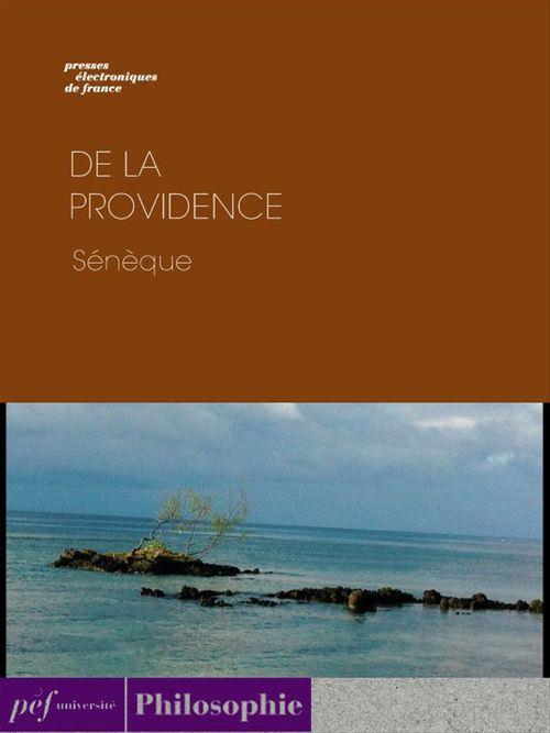 ebook cover of De la providence, by Sénèque