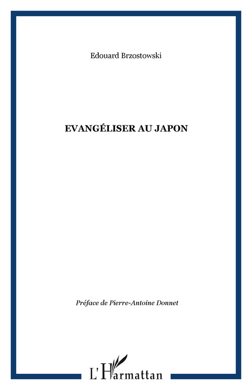 Couverture ebook de Evangéliser au Japon, de Edouard Brzostowski