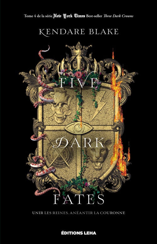 ebook cover of Five Dark Fates, by Kendare Blake