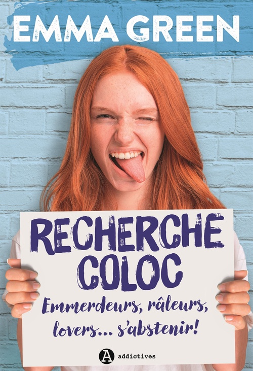 Couverture ebook de Recherche coloc : emmerdeurs, râleurs, lovers... s'abstenir !, de Emma Green
