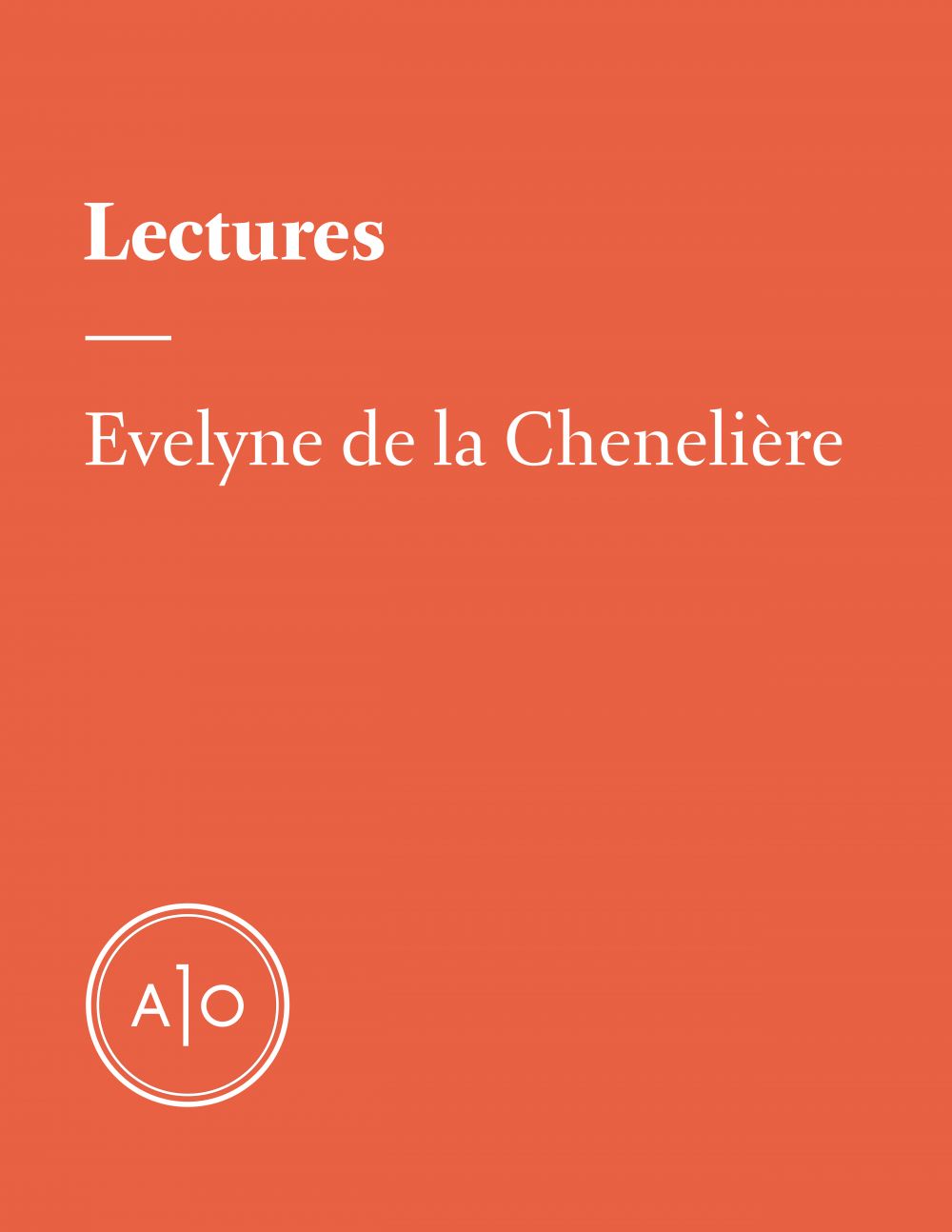 ebook cover of Les lectures d'Evelyne de la Chenelière, by Evelyne de La chenelière