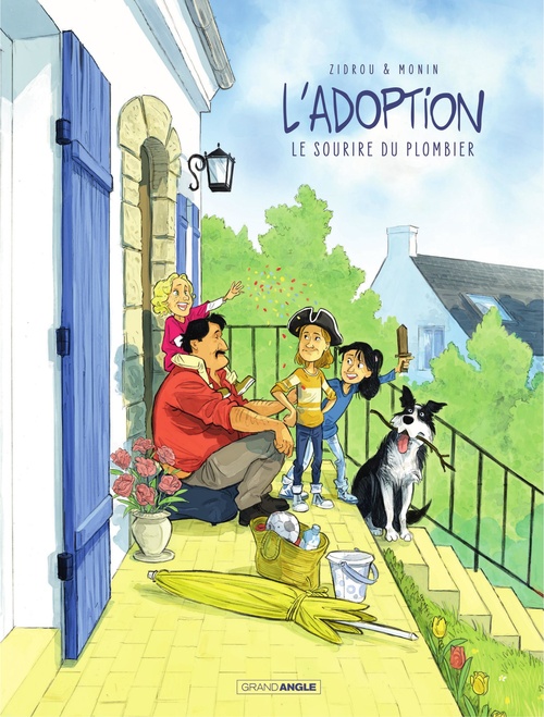 Couverture ebook de L'adoption - Tome 5 - Le sourire du plombier, de Zidrou