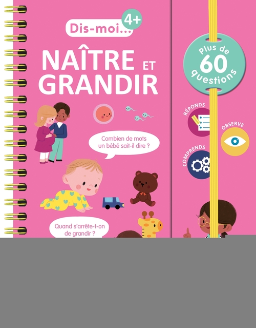 Couverture ebook de Naître et grandir, de Sophie de Mullenheim