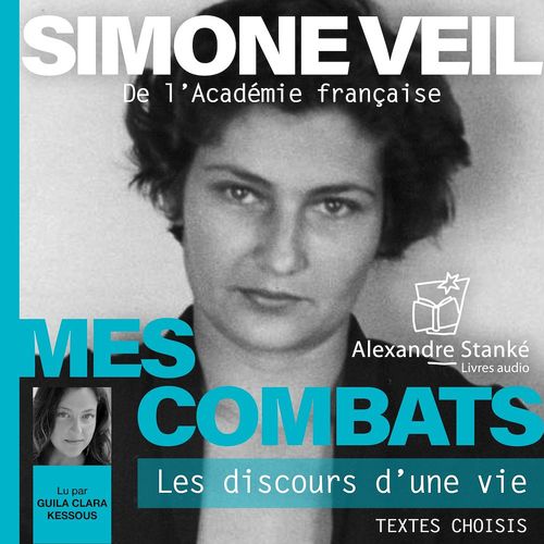 audiobook cover of Mes combats, by Simone Veil
