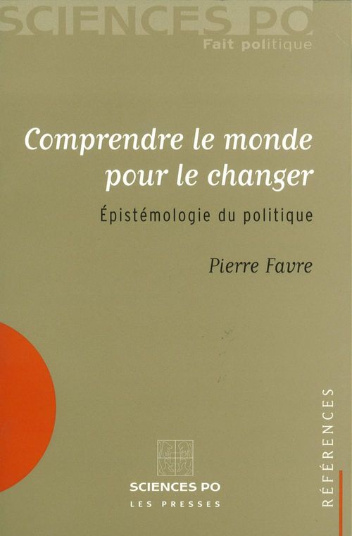 ebook cover of Comprendre le monde pour le changer, by Pierre Favre