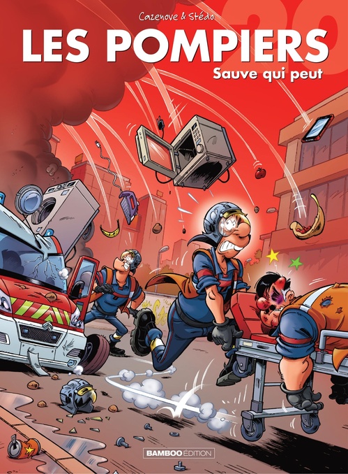 ebook cover of Les Pompiers - Tome 20, by Christophe Cazenove, Stédo